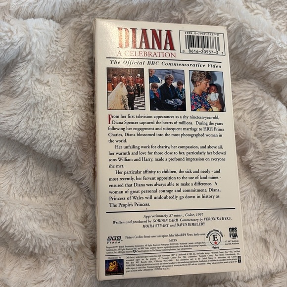 Diana official BBC Commemoratice Video original VHS - Picture 3 of 9